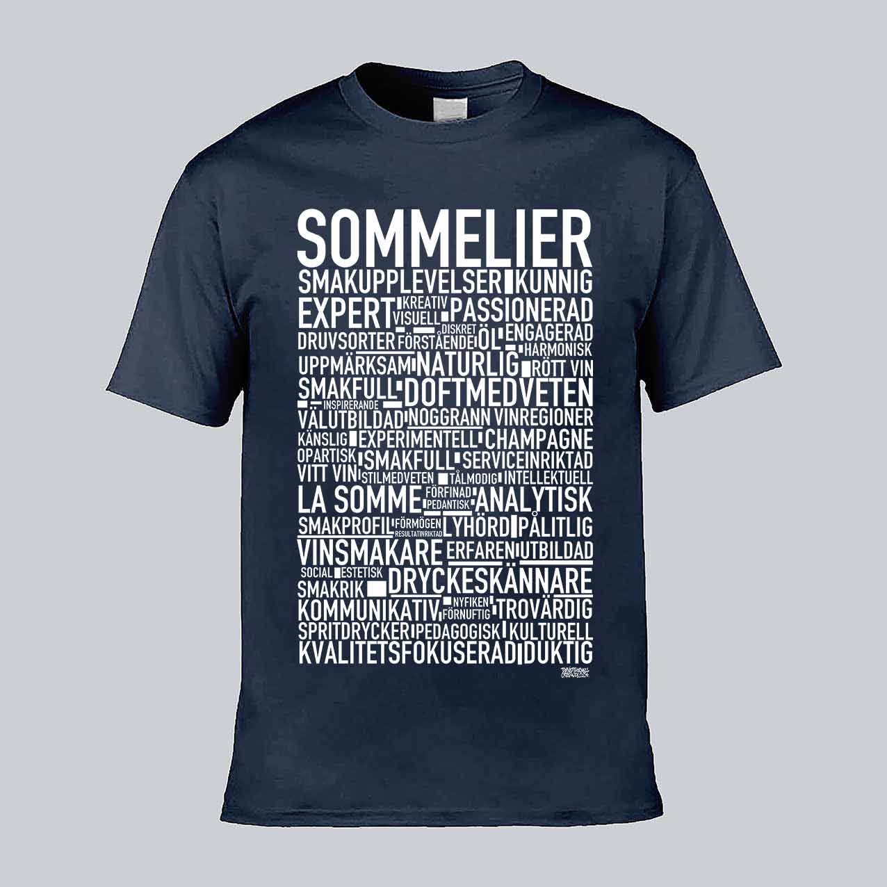 Sommelier Text T-shirt