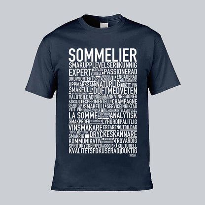 Sommelier Text T-shirt