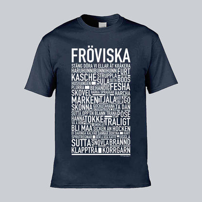 Fröviska Dialekt Text T-shirt