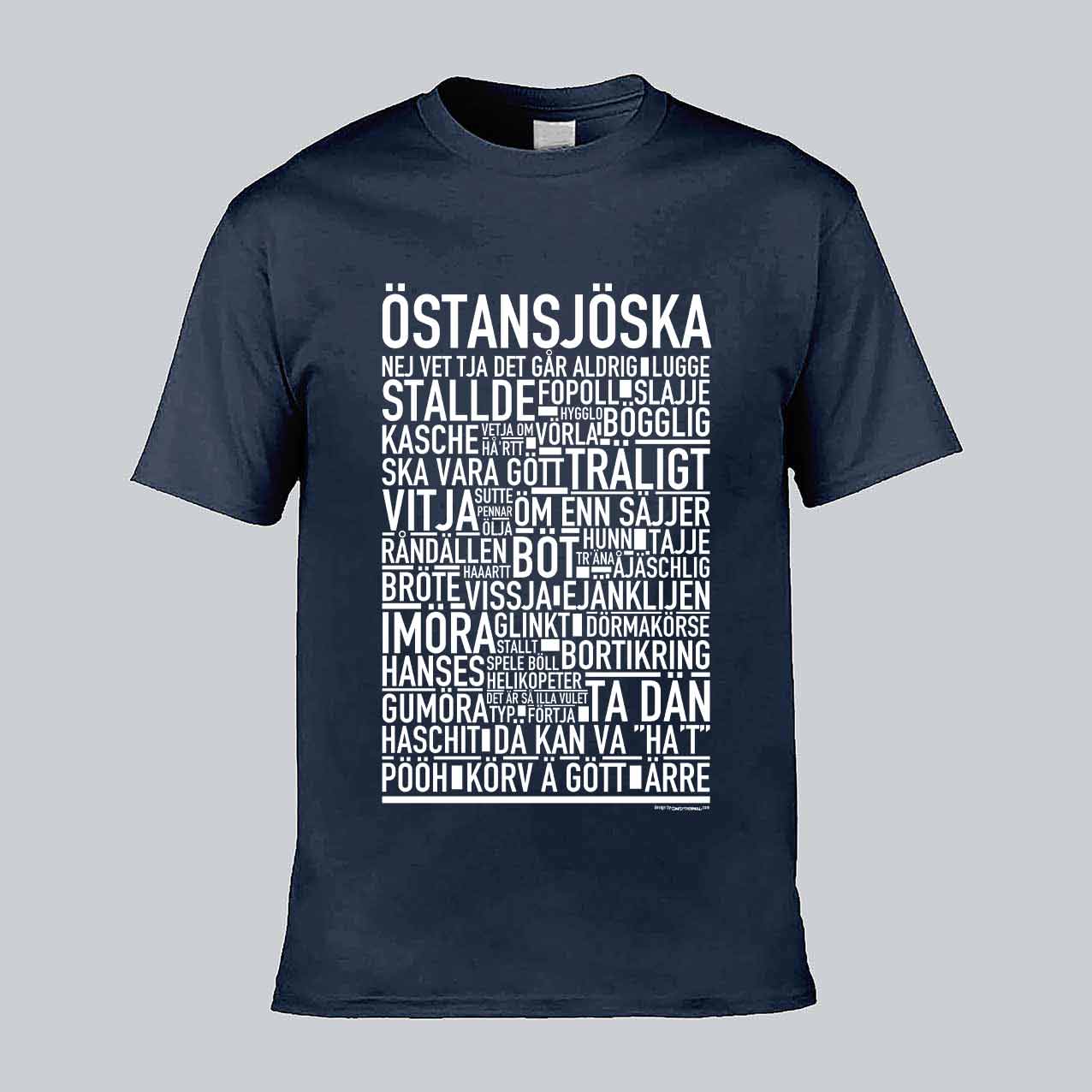 Östansjöska Dialekt Text T-shirt