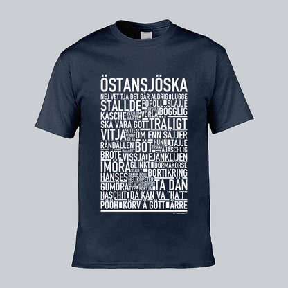 Östansjöska Dialekt Text T-shirt