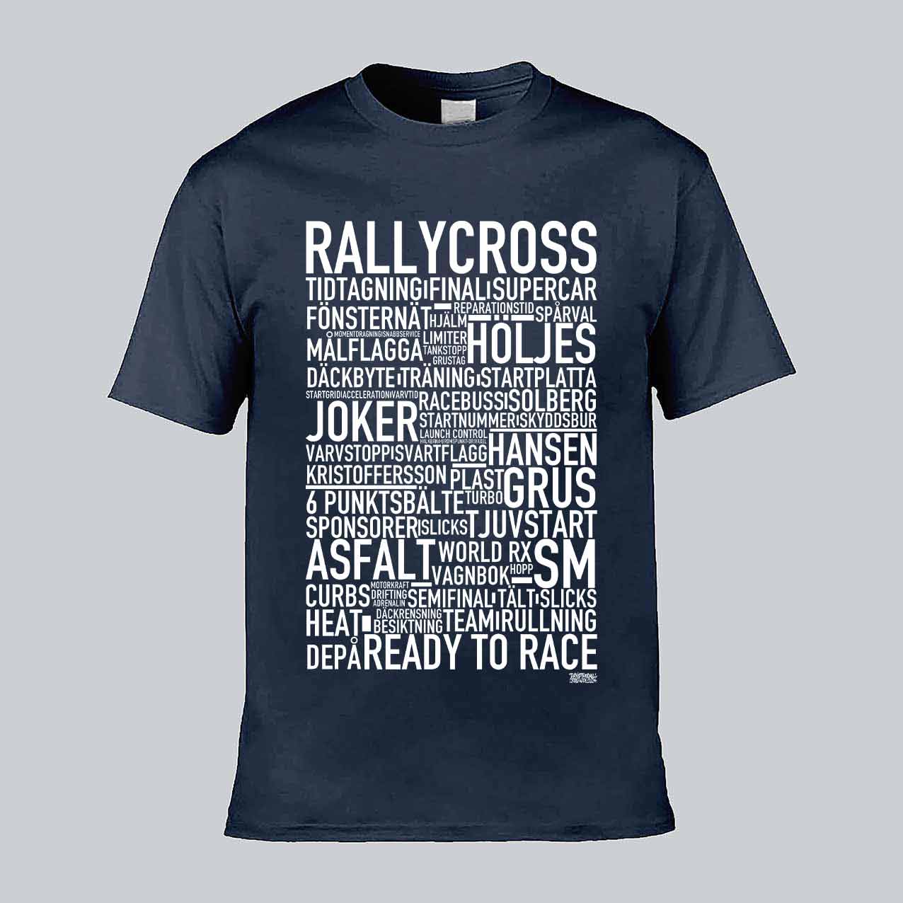 Rallycross Text T-shirt