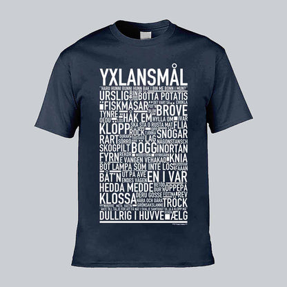 Yxlansmål Dialekt Text T-shirt