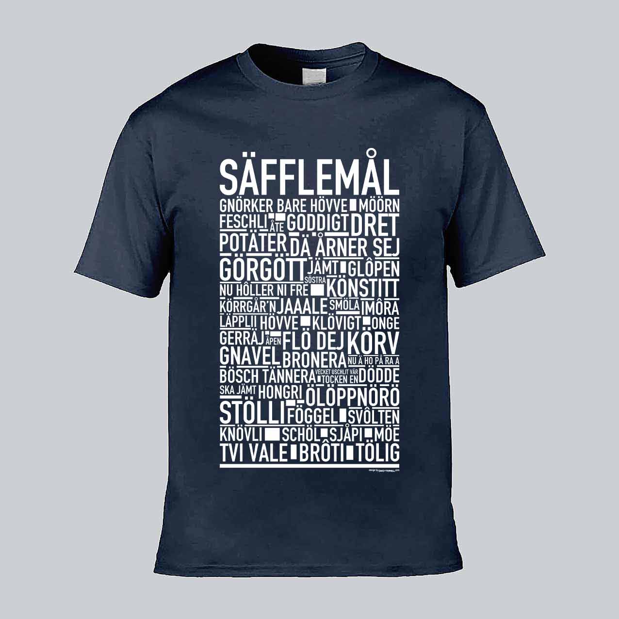 Säfflemål Dialekt Text T-shirt