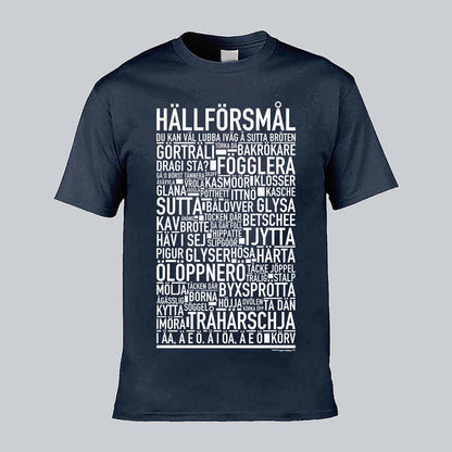Hällförsmål Dialekt Text T-shirt