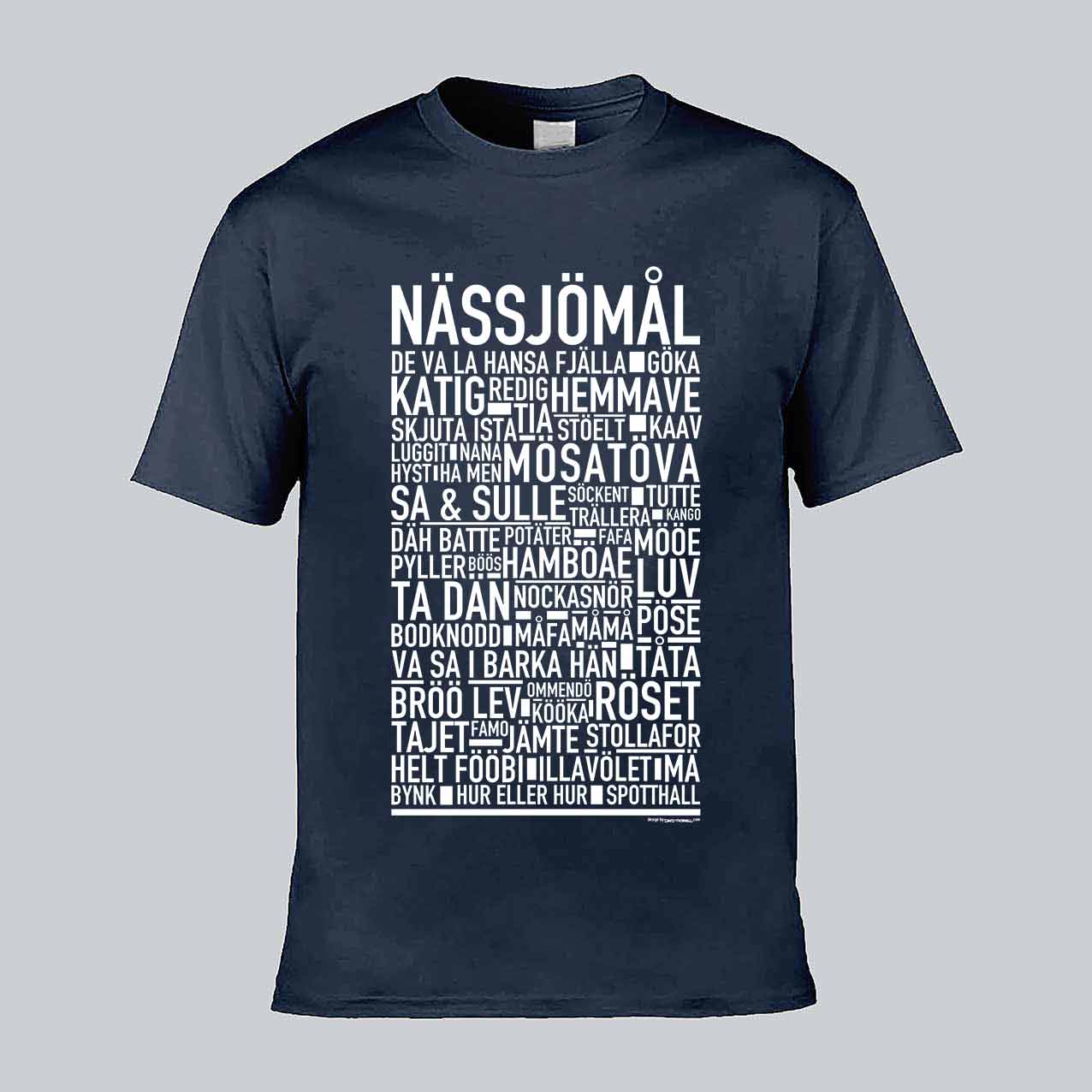 Nässjömål Dialekt Text T-shirt
