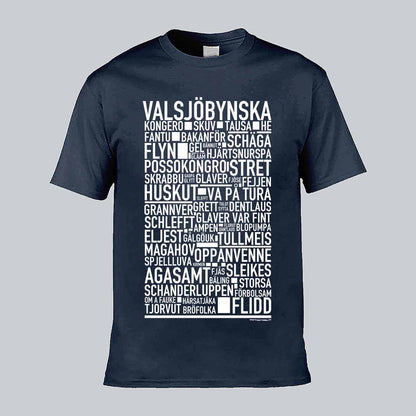 Valsjöbynska Dialekt Text T-shirt