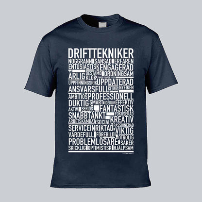 Drifttekniker Text T-shirt