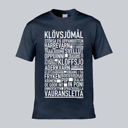 Klövsjömål Dialekt Text T-shirt