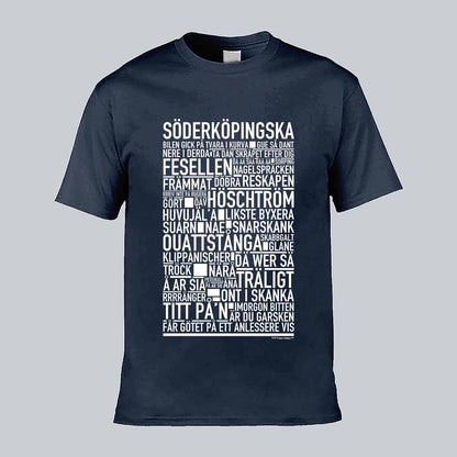 Söderköpingska Dialekt Text T-shirt