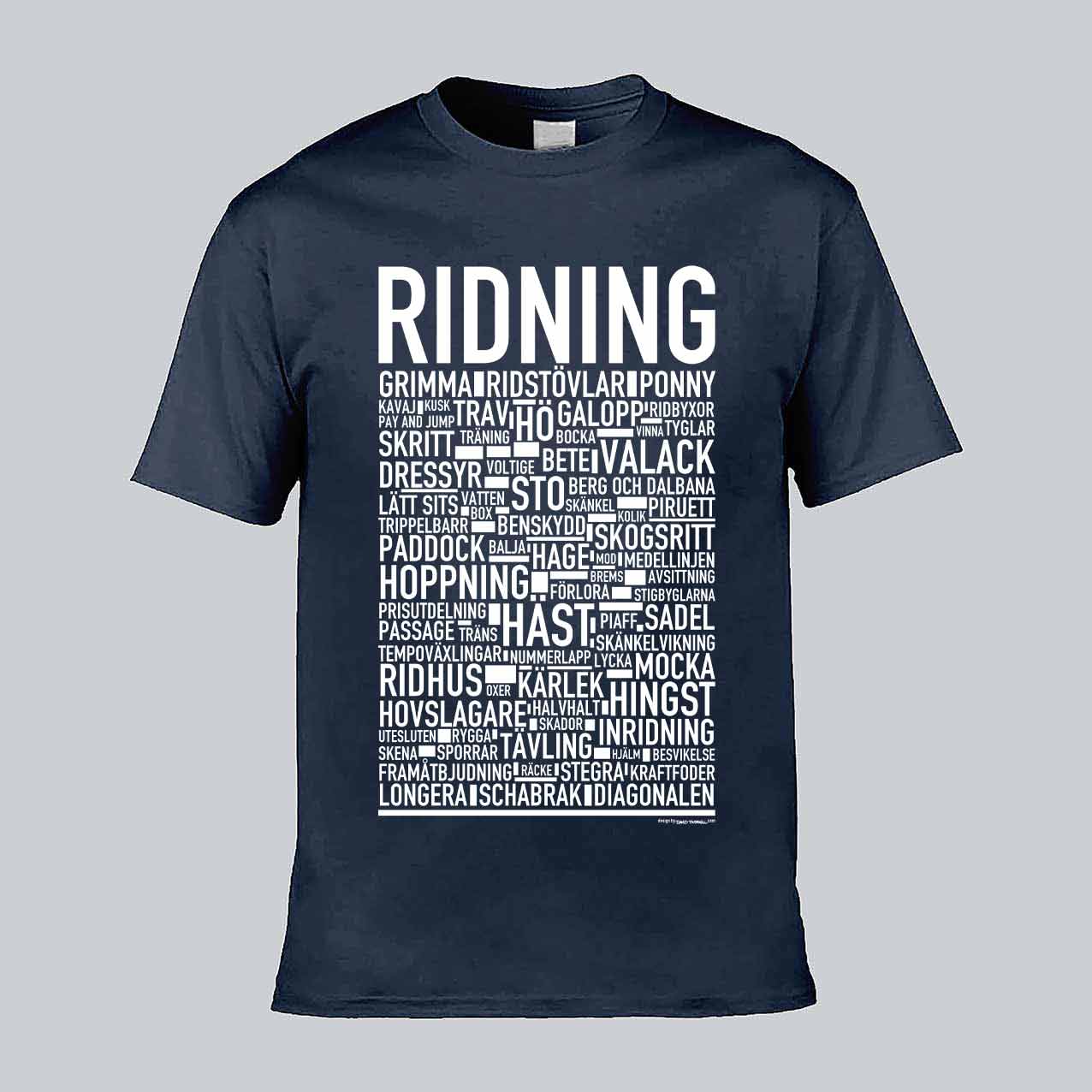 Ridning Text T-shirt