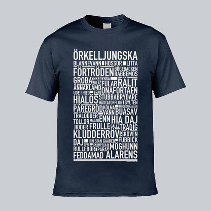 Örkelljungska Dialekt Text T-shirt