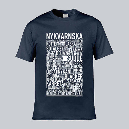 Nykvarnska Dialekt Text T-shirt