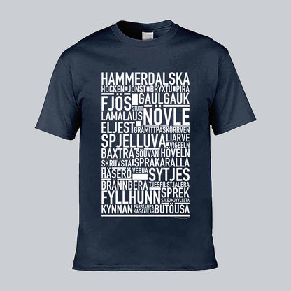 Hammerdalska Dialekt Text T-shirt