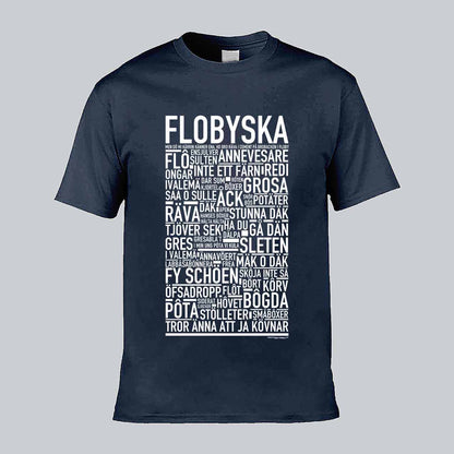 Flobyska Dialekt Text T-shirt