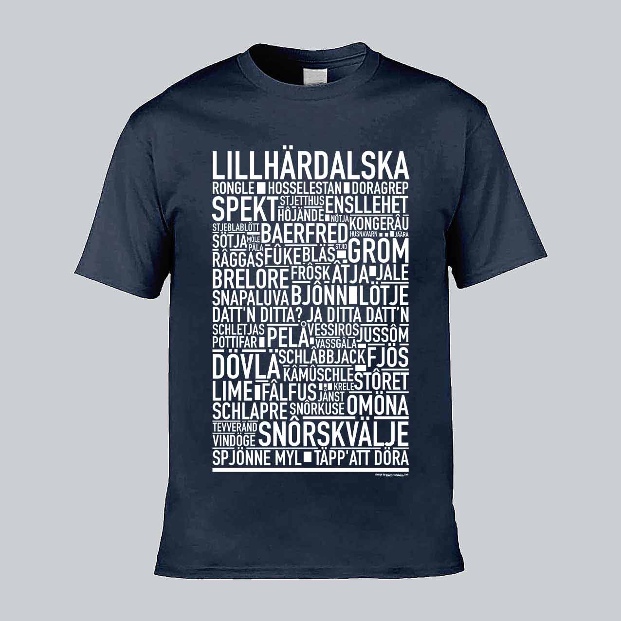 Lillhärdalska Dialekt Text T-shirt
