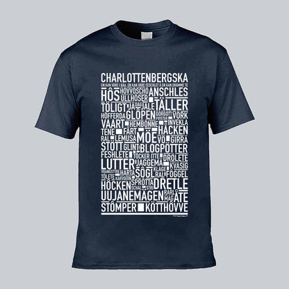 Charlottenbergska Dialekt Text T-shirt
