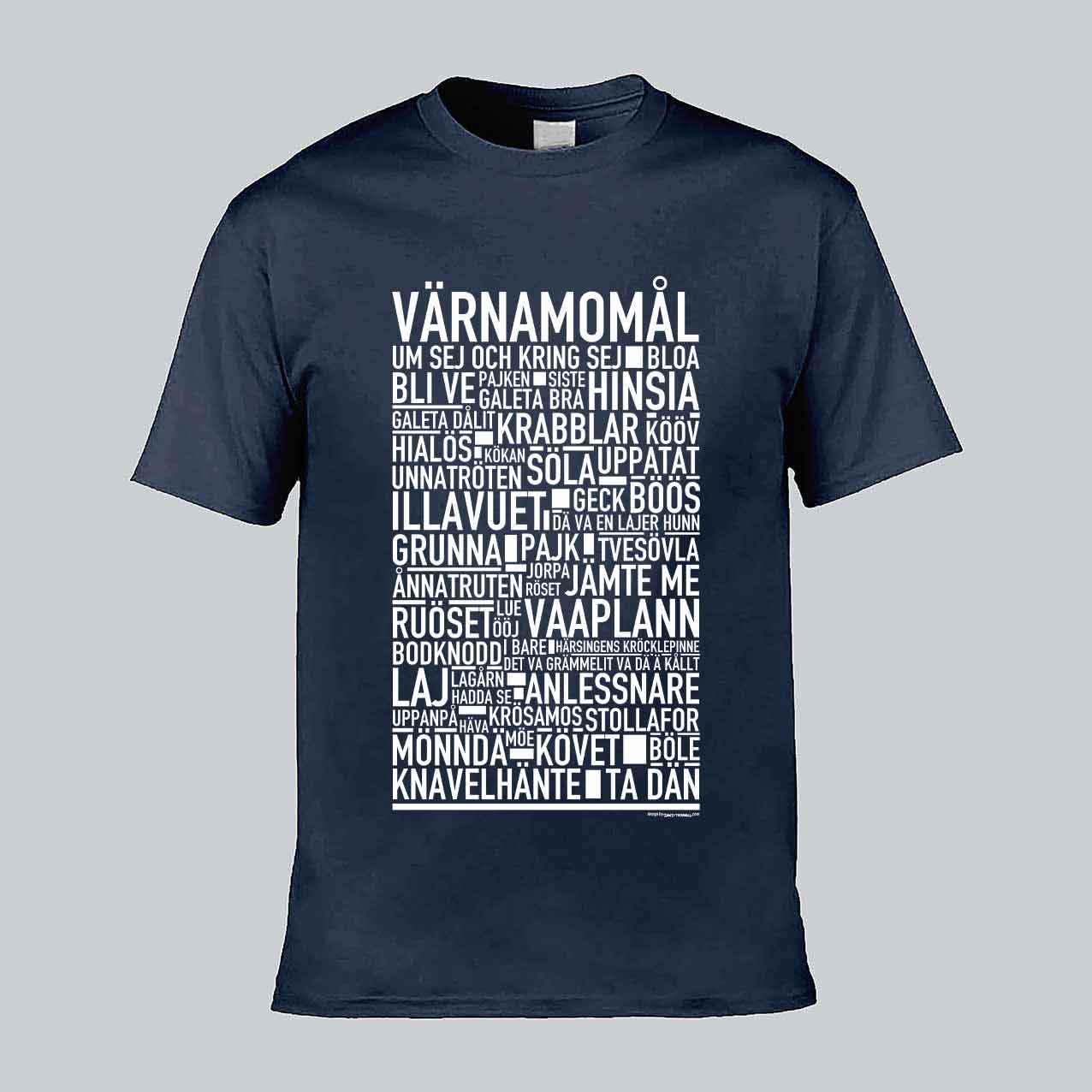 Värnamomål Dialekt Text T-shirt