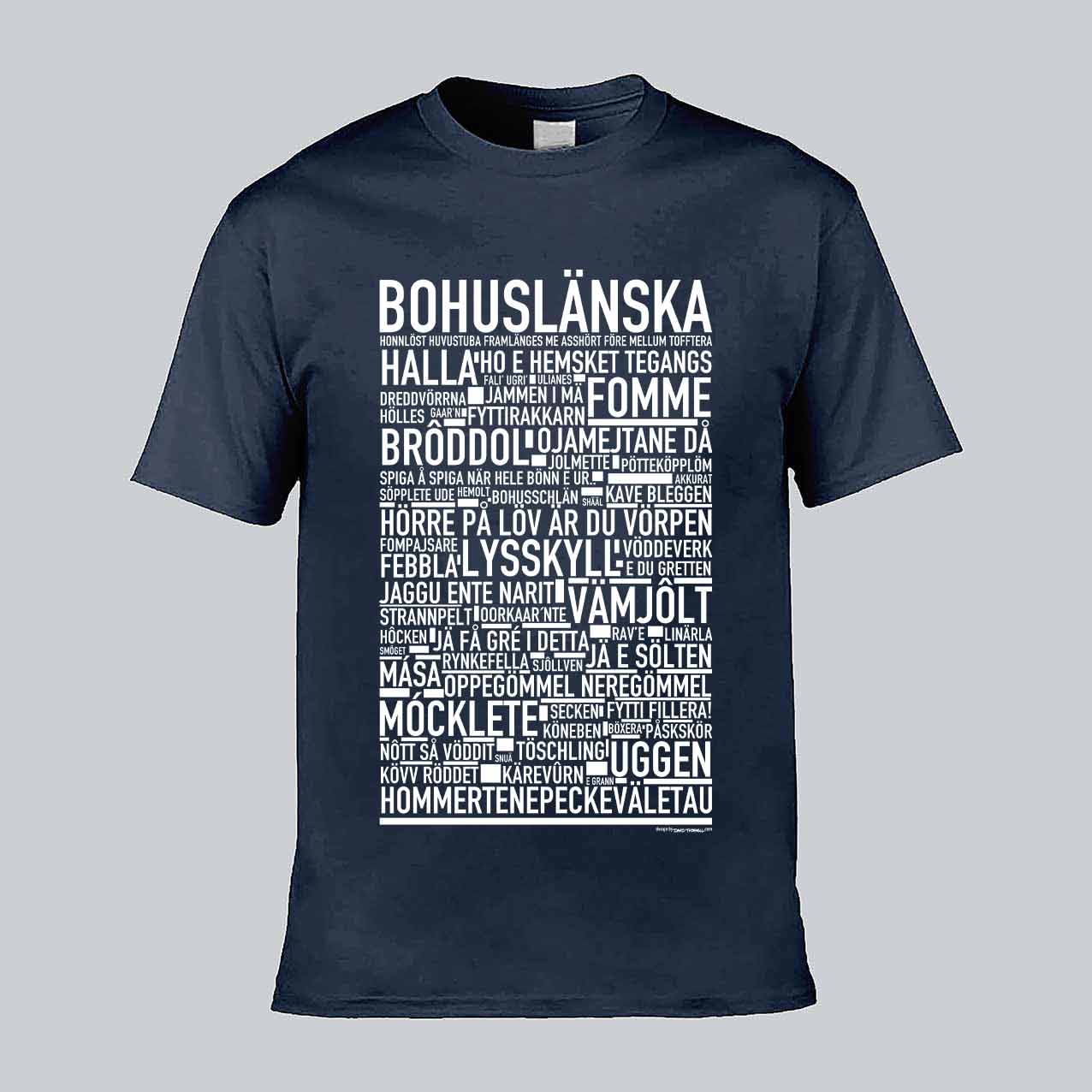 Bohuslänska Dialekt Text T-shirt