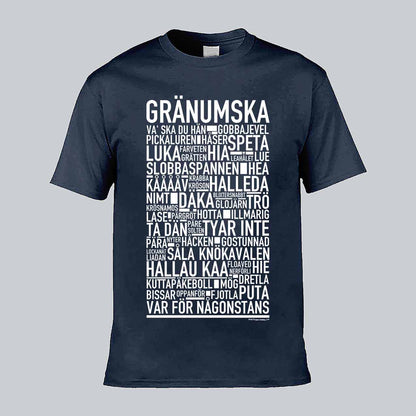 Gränumska Dialekt Text T-shirt