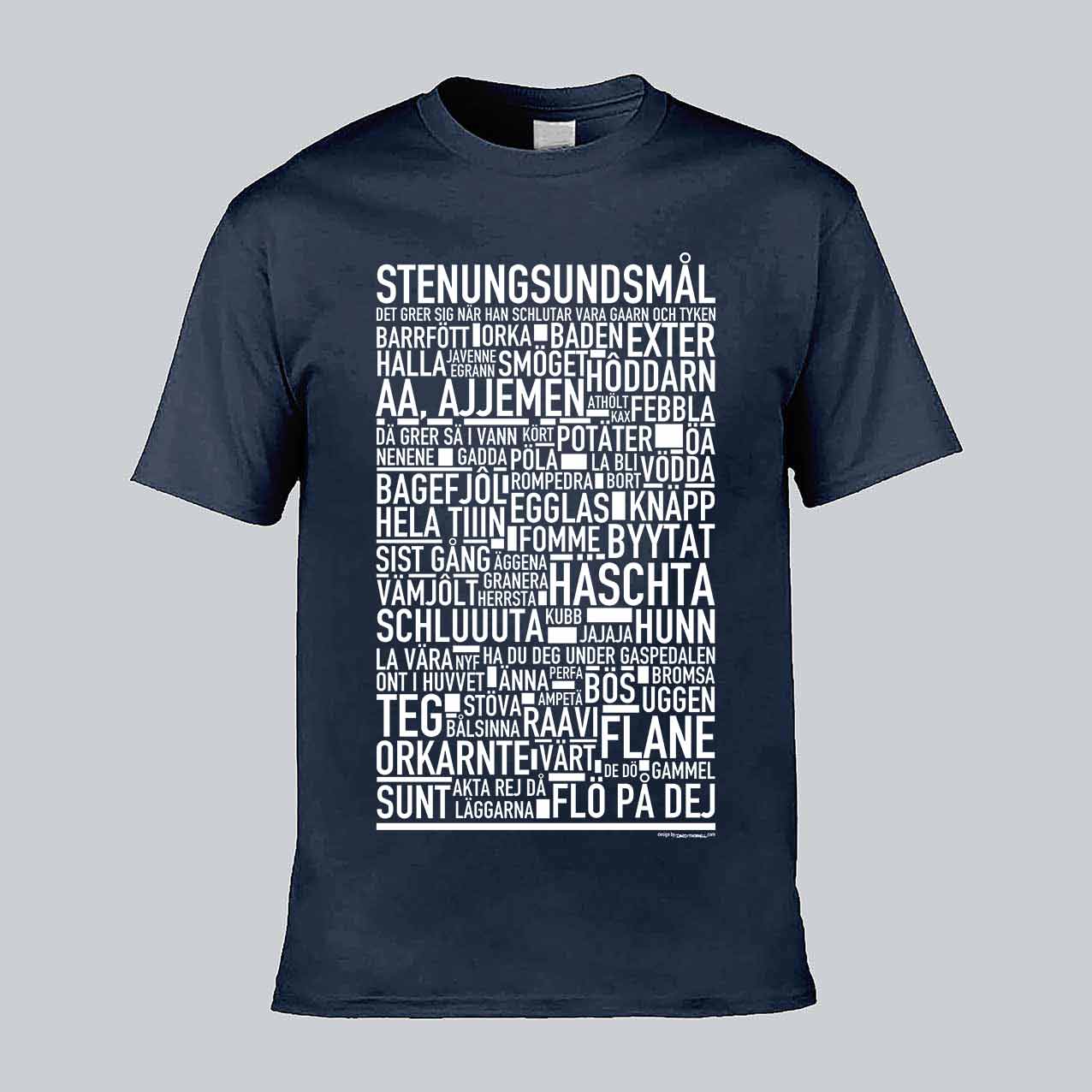 Stenungsundsmål Dialekt Text T-shirt