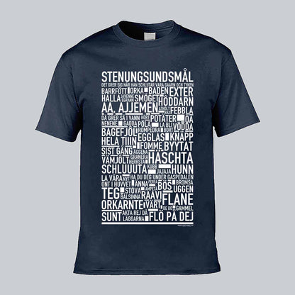 Stenungsundsmål Dialekt Text T-shirt