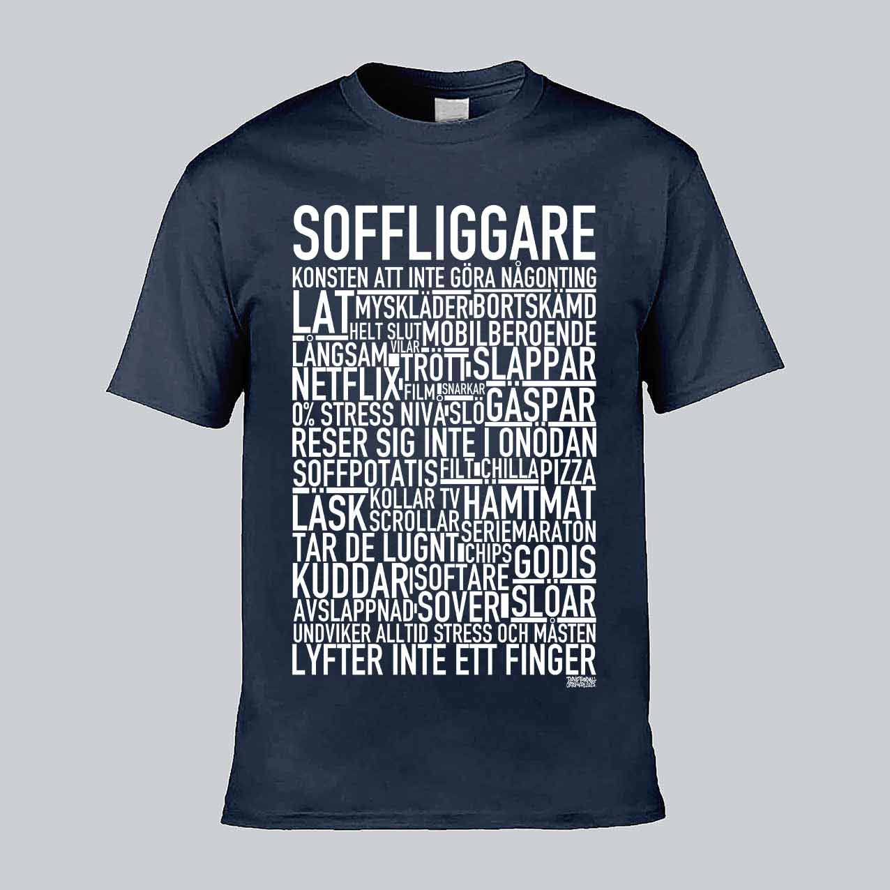 Soffliggare Text T-shirt