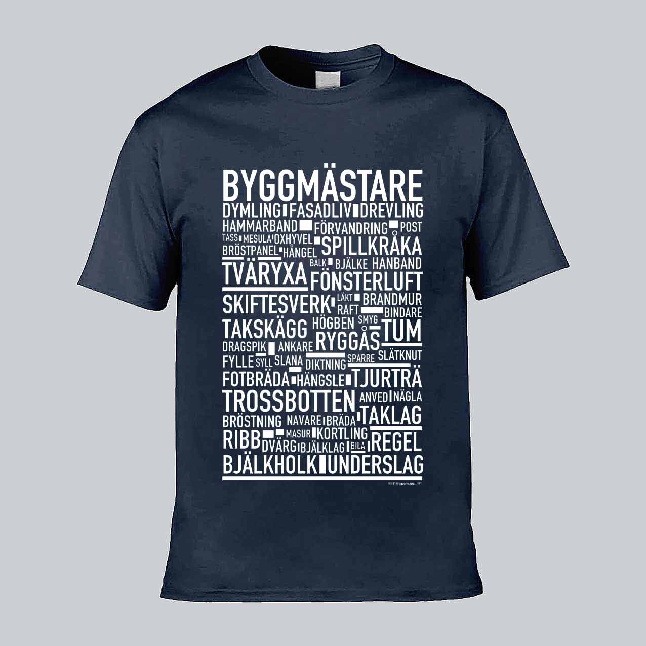 Byggmästare Text T-shirt