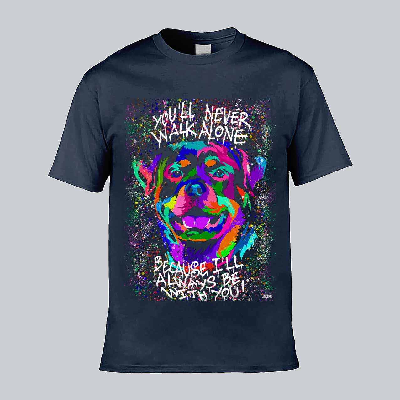 Rottweiler Walk Alone T-shirt