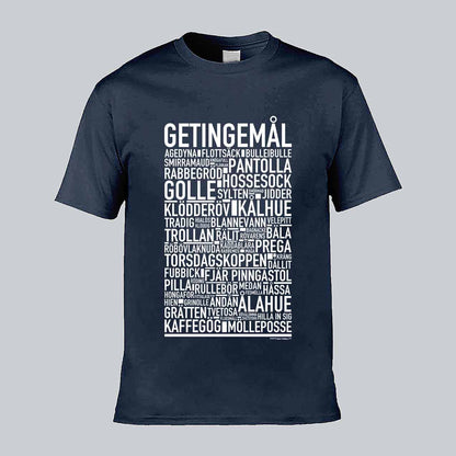 Getingemål Dialekt Text T-shirt