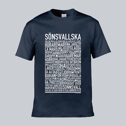 Sönsvallska Dialekt Text T-shirt