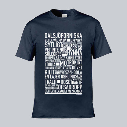 Dalsjöforsnitiska Dialekt Text T-shirt