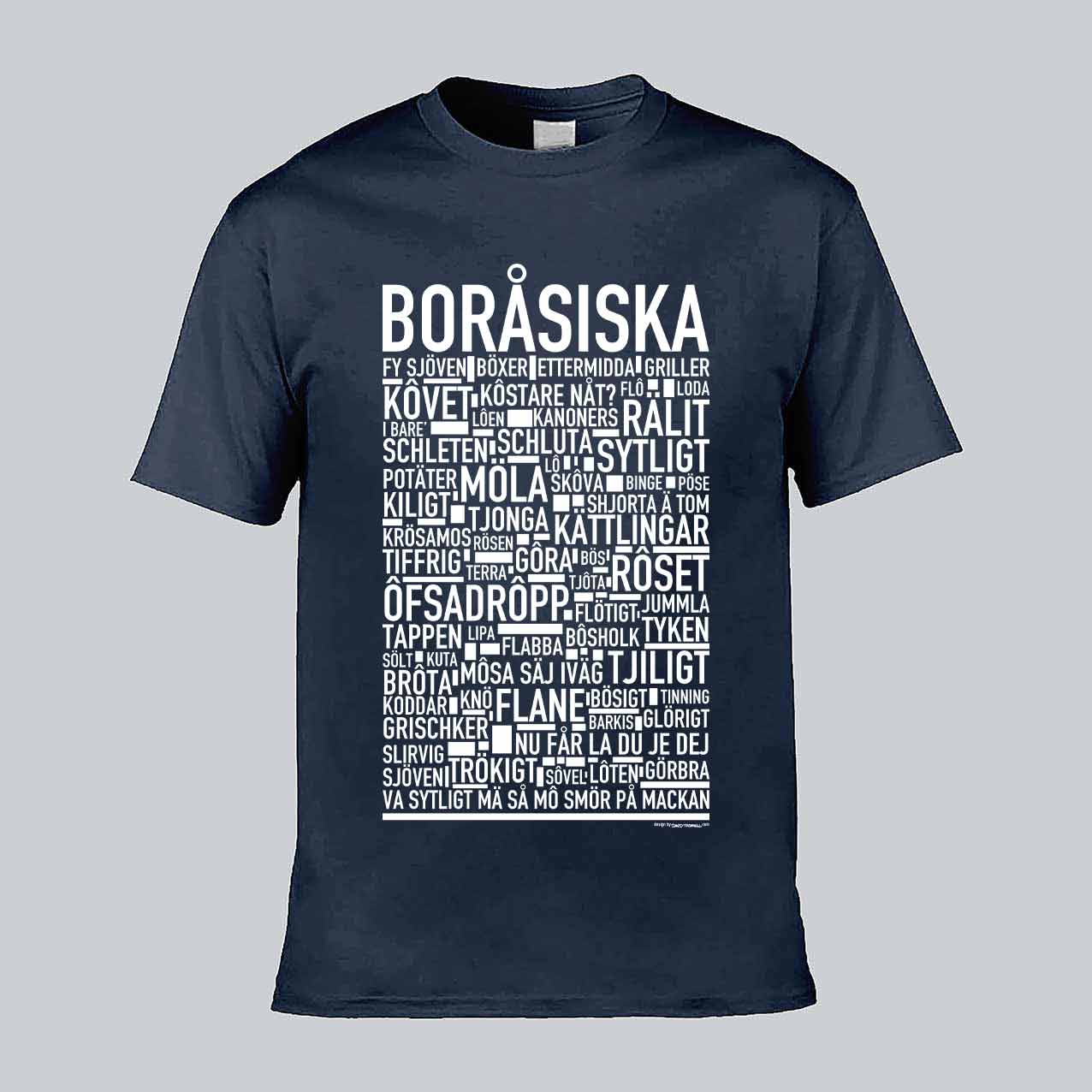 Boråsiska Dialekt Text T-shirt