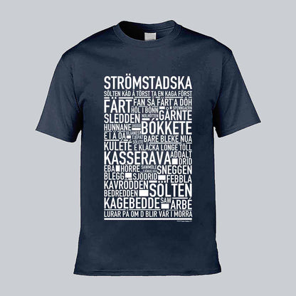 Strömstadska Dialekt Text T-shirt