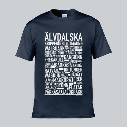 Älvdalska Dialekt Text T-shirt