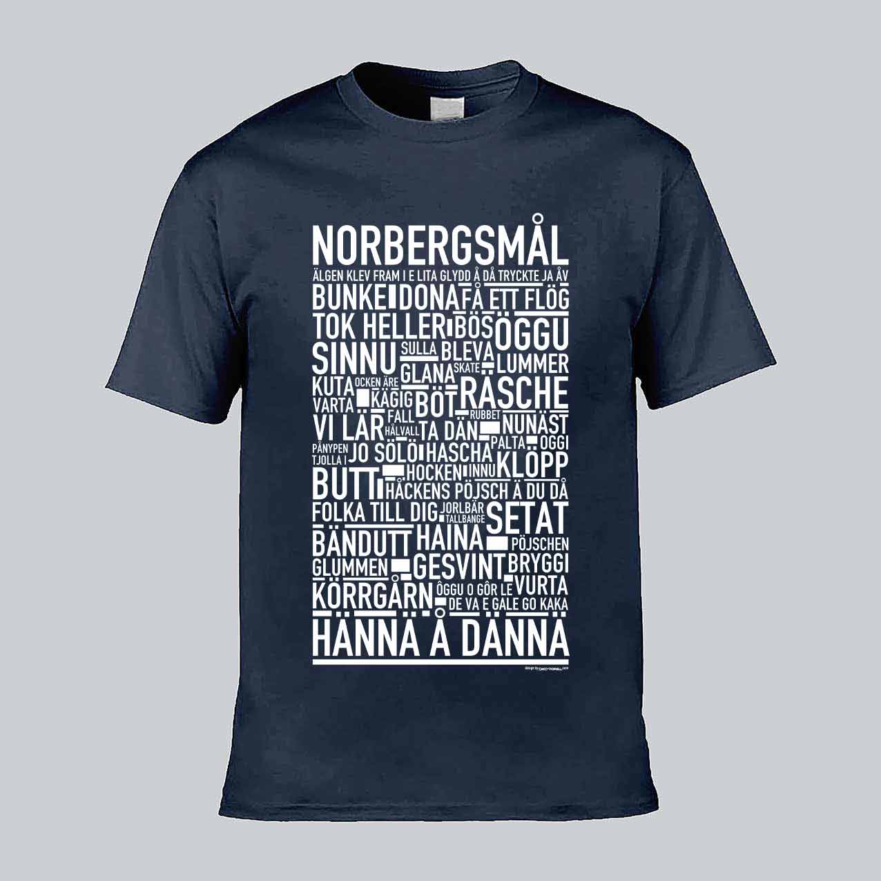 Norbergsmål Dialekt Text T-shirt