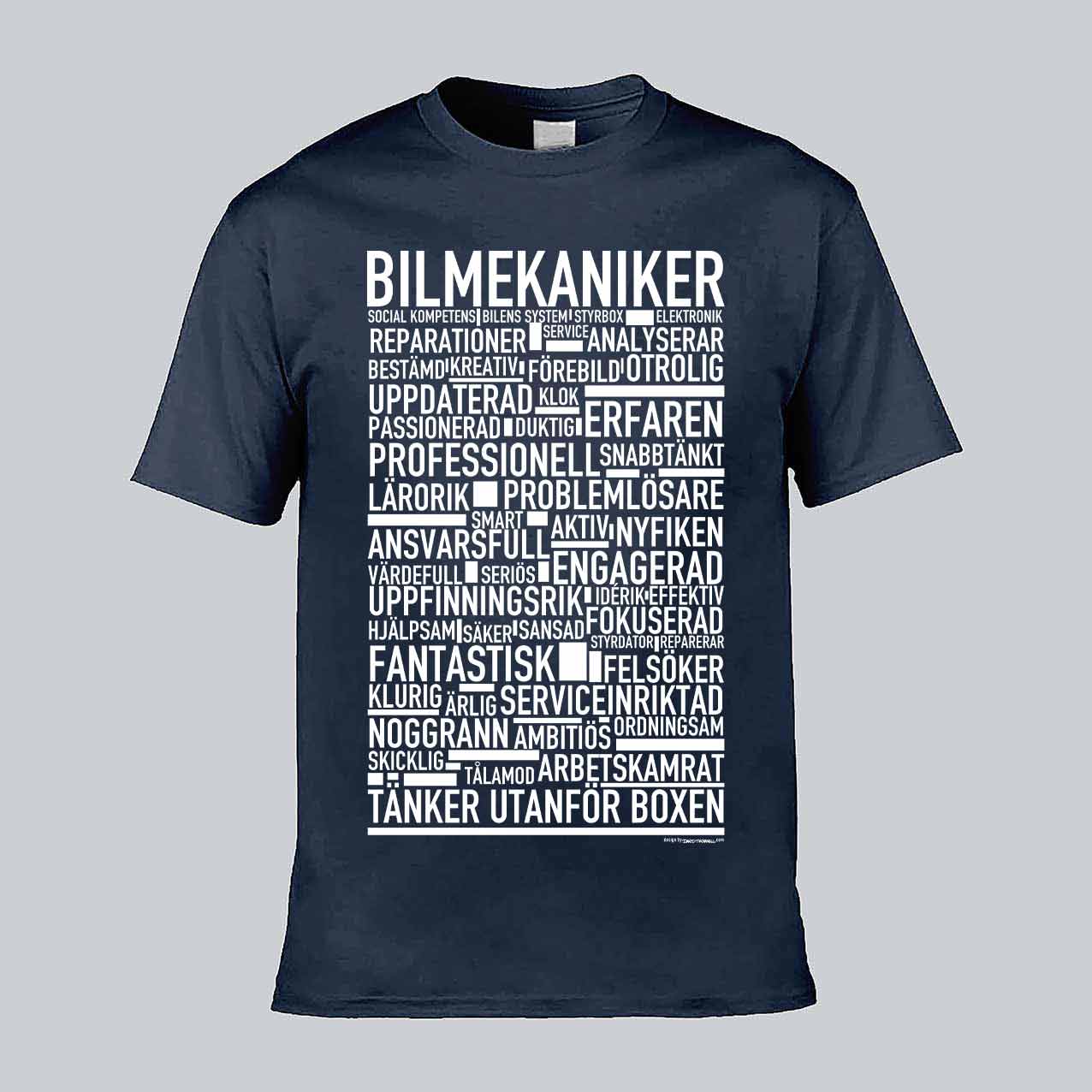 Bilmekaniker Text T-shirt