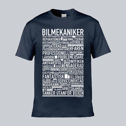 Bilmekaniker Text T-shirt
