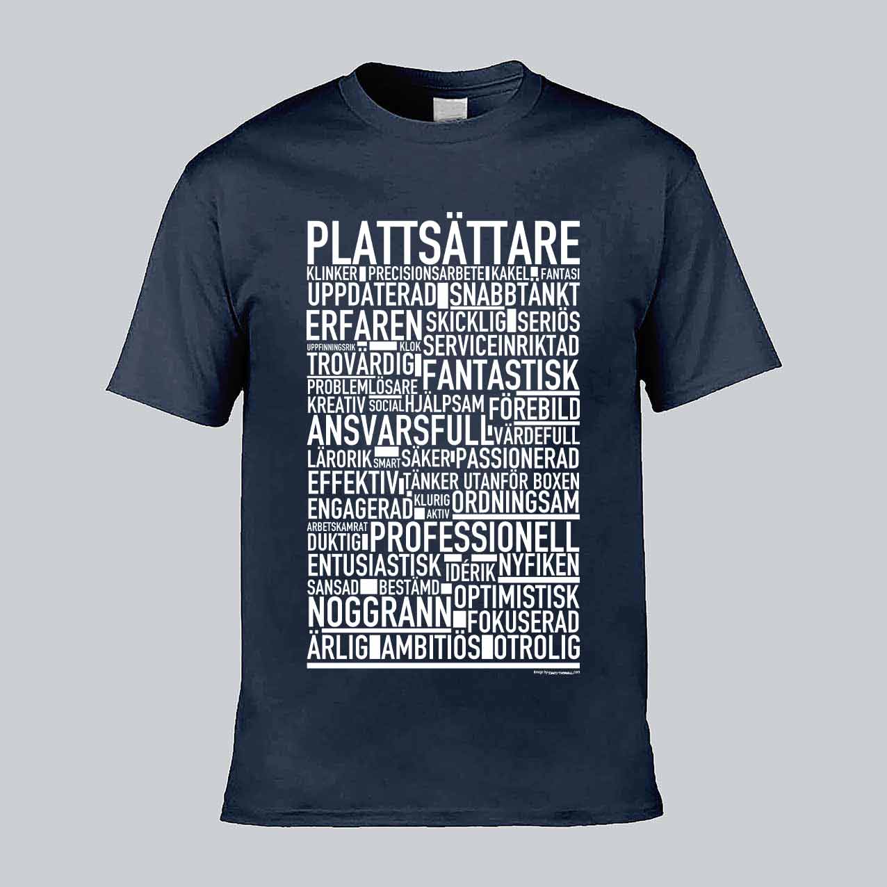 Plattsättare Text T-shirt