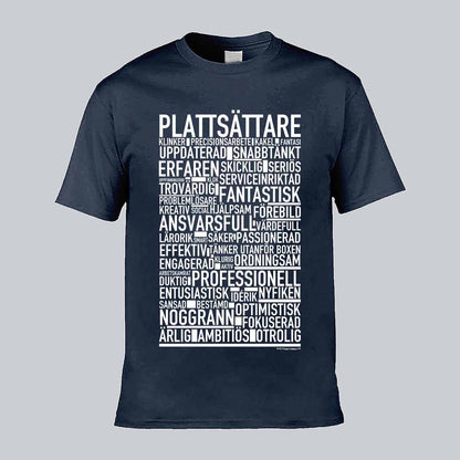 Plattsättare Text T-shirt