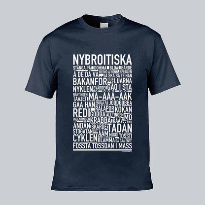 Nybroitiska Dialekt Text T-shirt