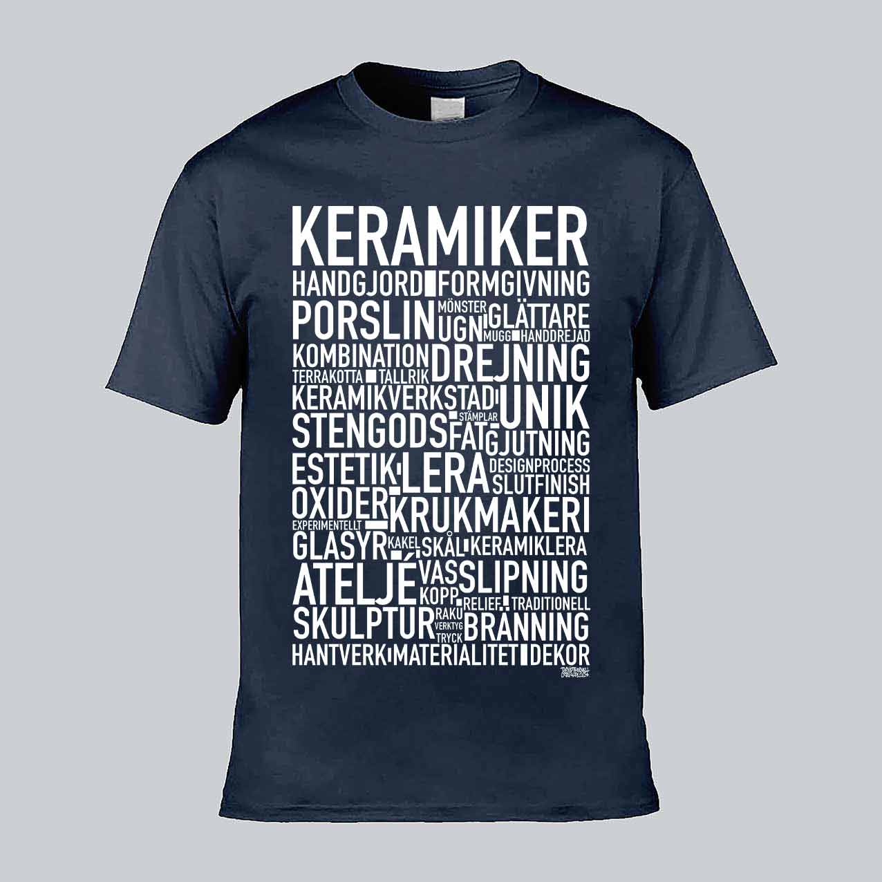 Keramiker Text T-shirt