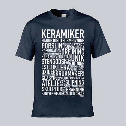 Keramiker Text T-shirt