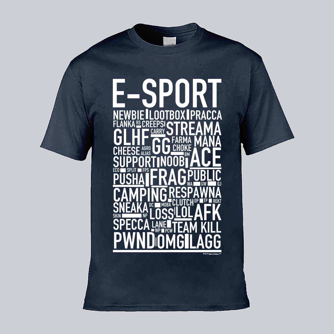 E-Sport Text T-shirt