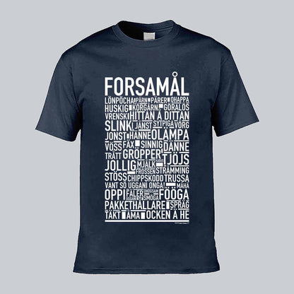 Forsamål Dialekt Text T-shirt