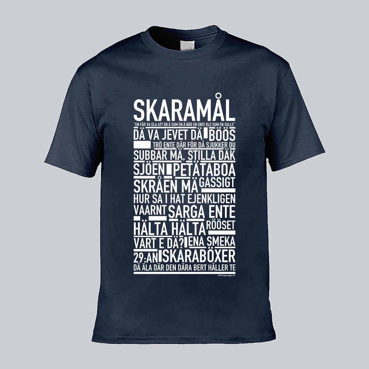 Skaramål Dialekt Text T-shirt
