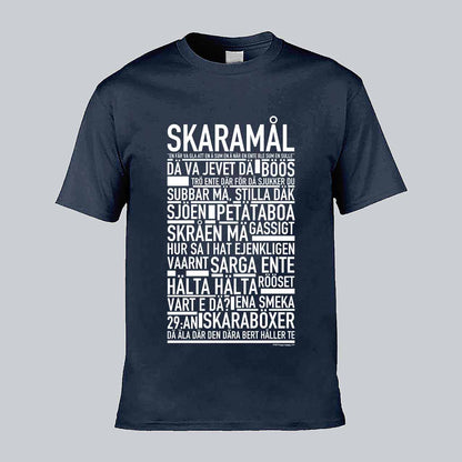 Skaramål Dialekt Text T-shirt
