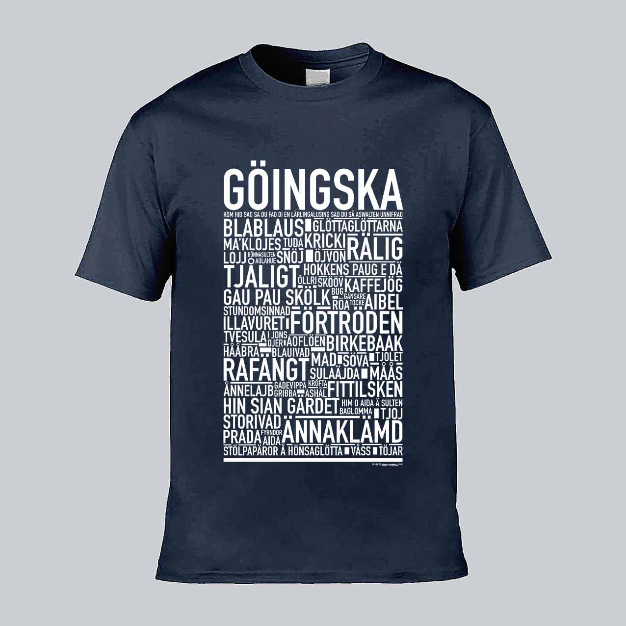 Göingska Dialekt Text T-shirt