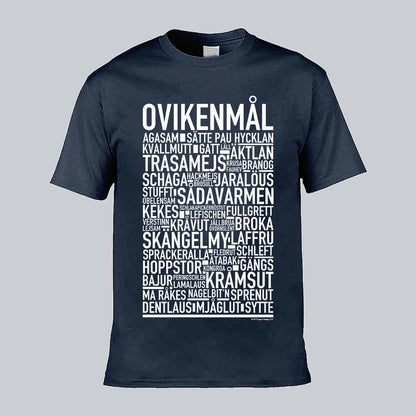 Ovikenmål Dialekt Text T-shirt