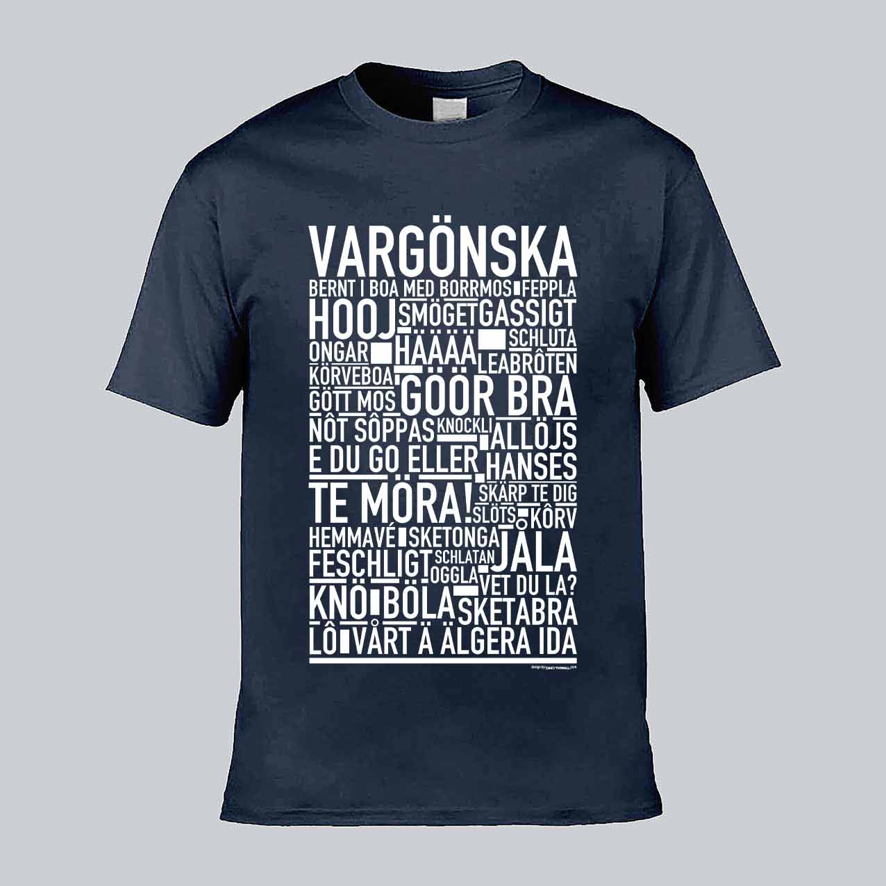 Vargönska Dialekt Text T-shirt